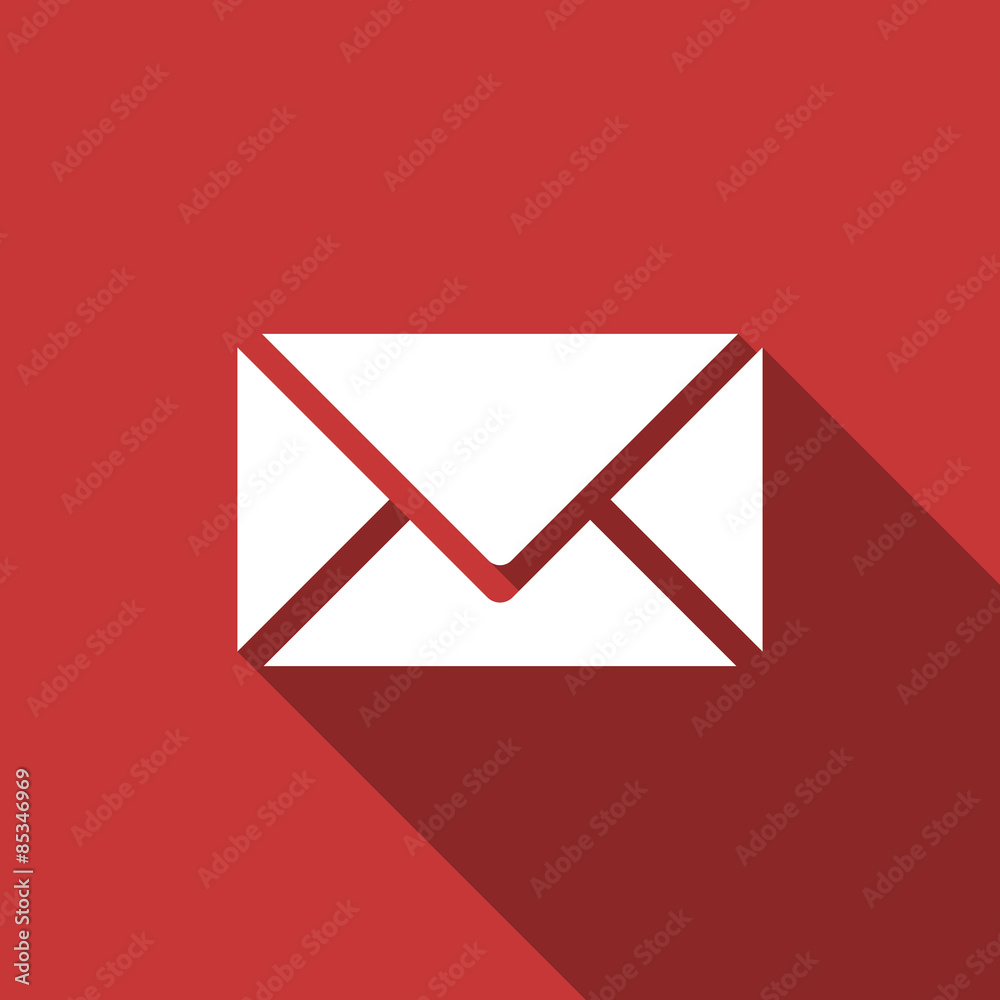 email flat design modern icon email flat design modern icon