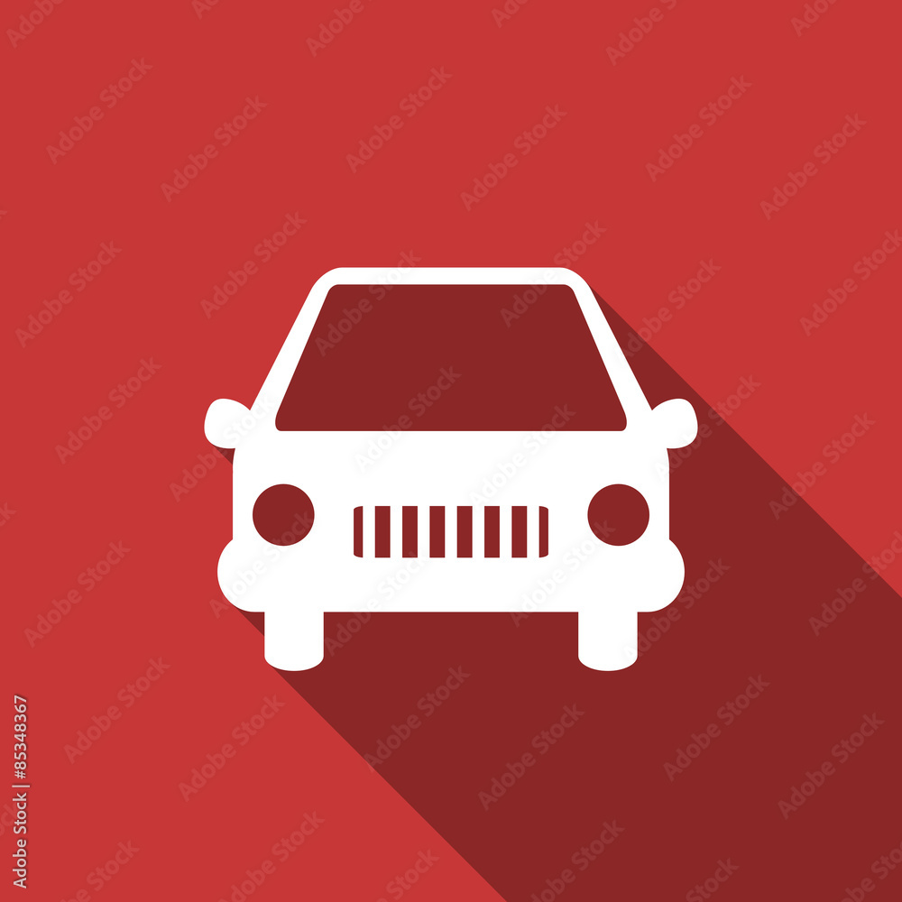 Obraz premium car flat design modern icon