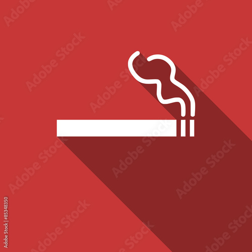 cigarette flat design modern icon