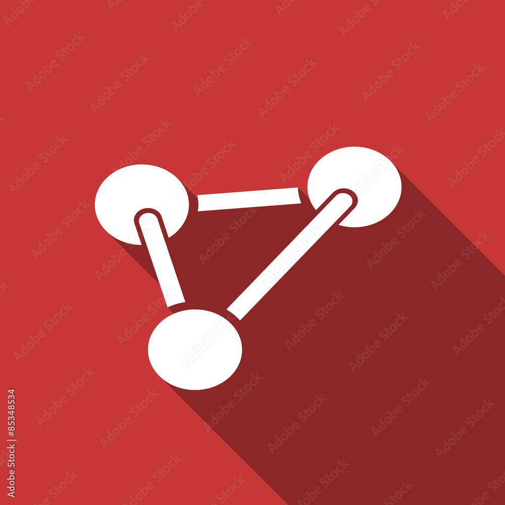 chemistry flat design modern icon chemistry flat design modern icon