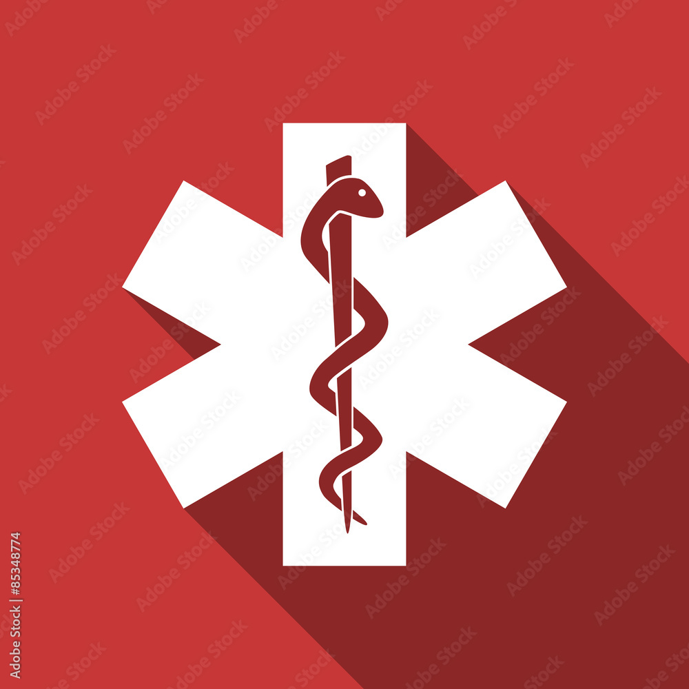 emergency flat design modern icon emergency flat design modern icon