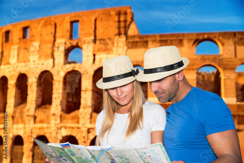 Romantic vacation in Rome