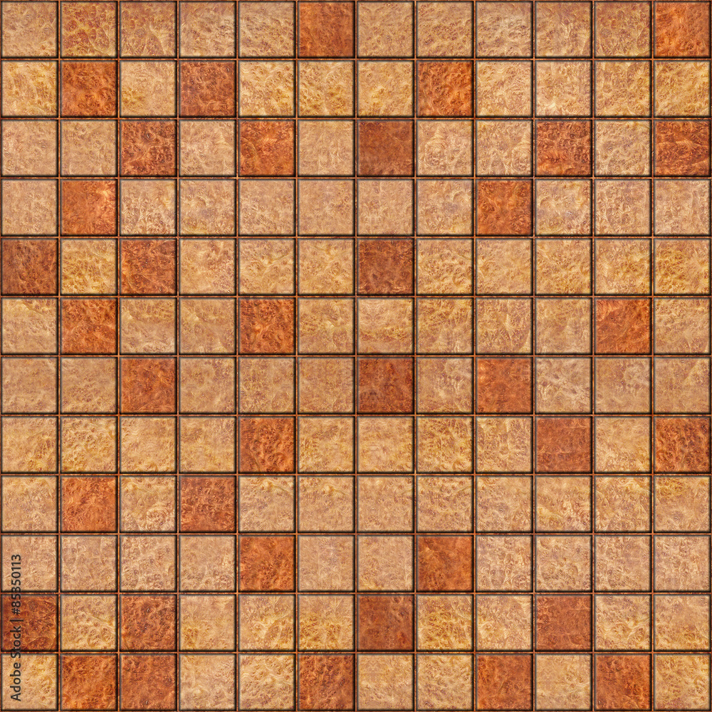Decorative checkered pattern - seamless background - Carpathian Elm
