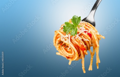 Pasta, Fork, Spaghetti.