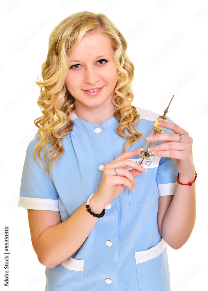 successful female doctor holding something successful female doctor holding something