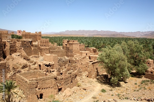 Maroc, paysage vallée du Draa 2