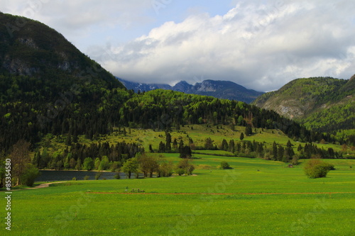 Triglav National park in Bohinj, Slovenia