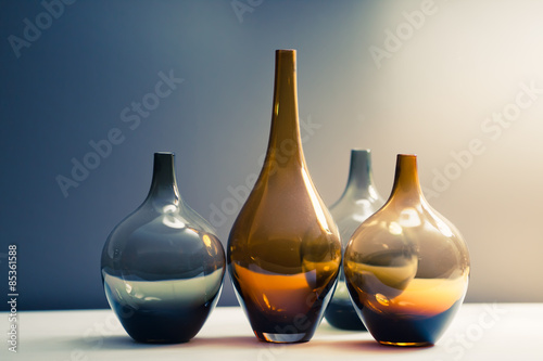 Foto multitude of glass vases