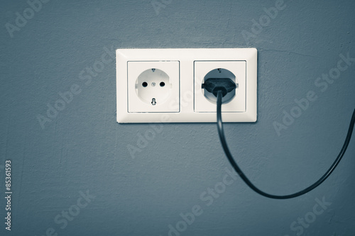 AC power plug and socket