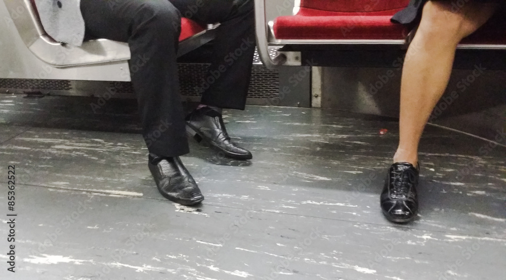 Fototapeta premium Subway passengers