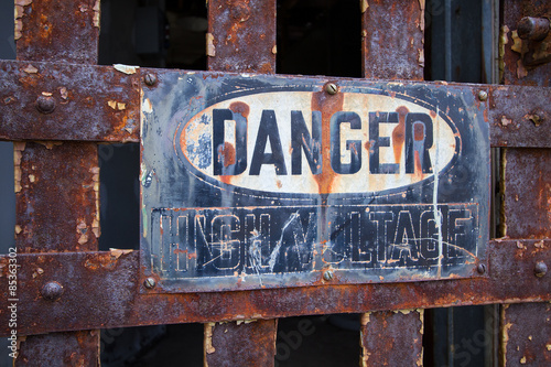 Rusty Danger - High Voltage Sign