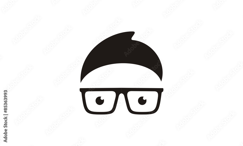 Logo Geek Vector Editable Logo Geek Vector Editable