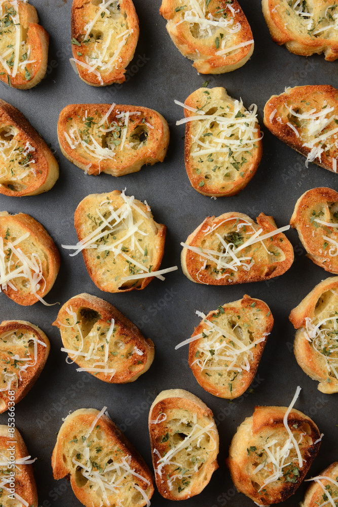 Garlic Bread Closeup Garlic Bread Closeup