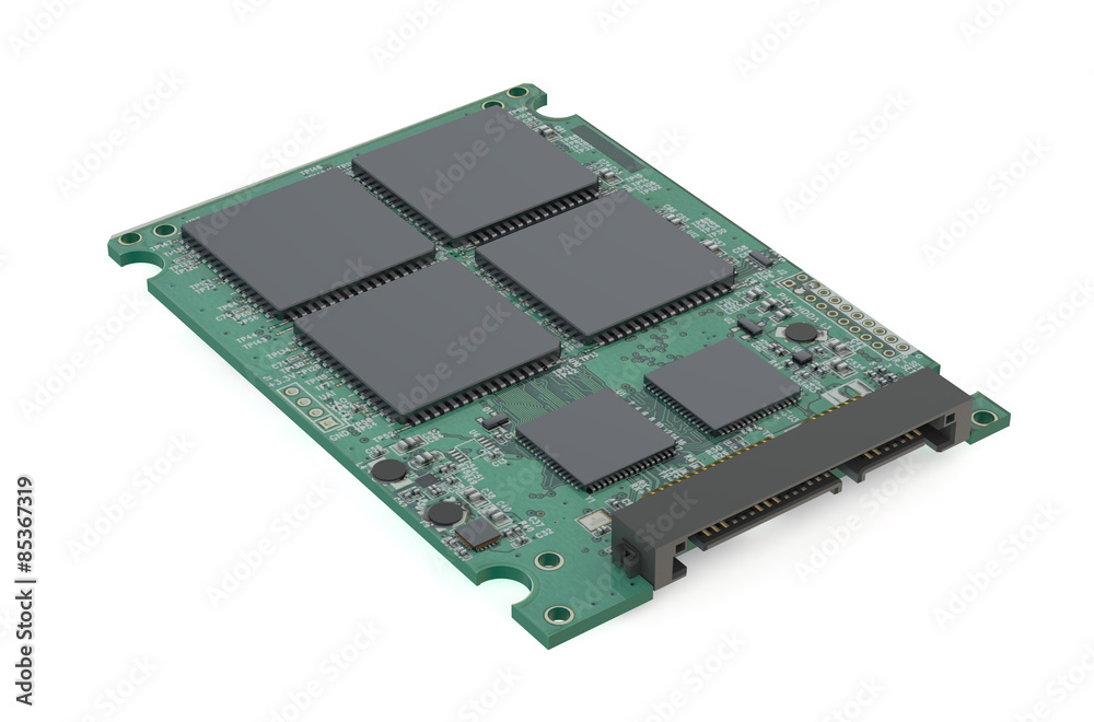 Circuit Board of an SSD Circuit Board of an SSD