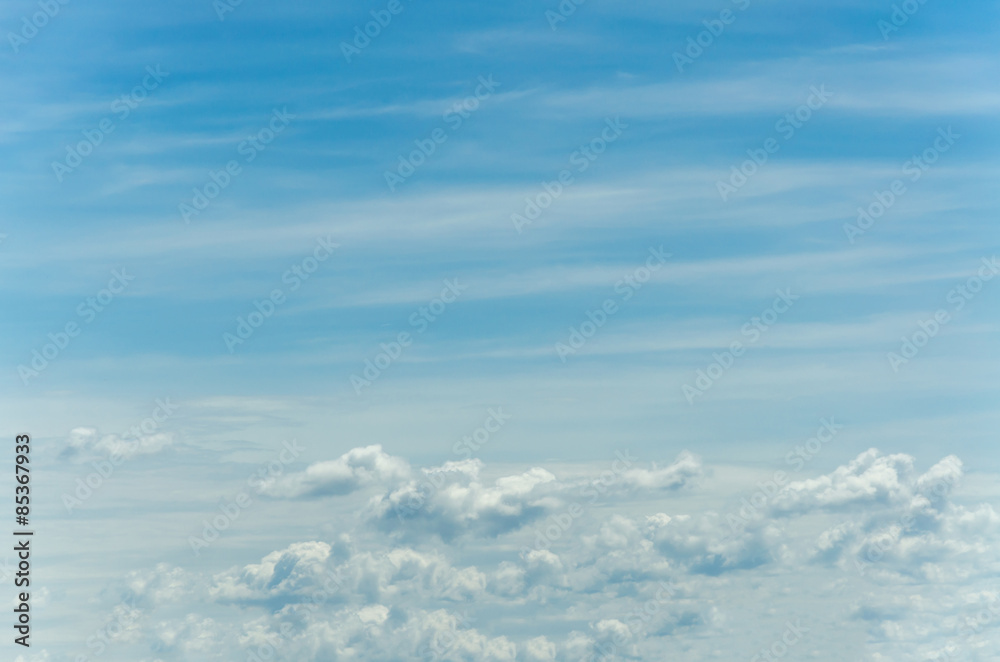 landscape mountain view with sky