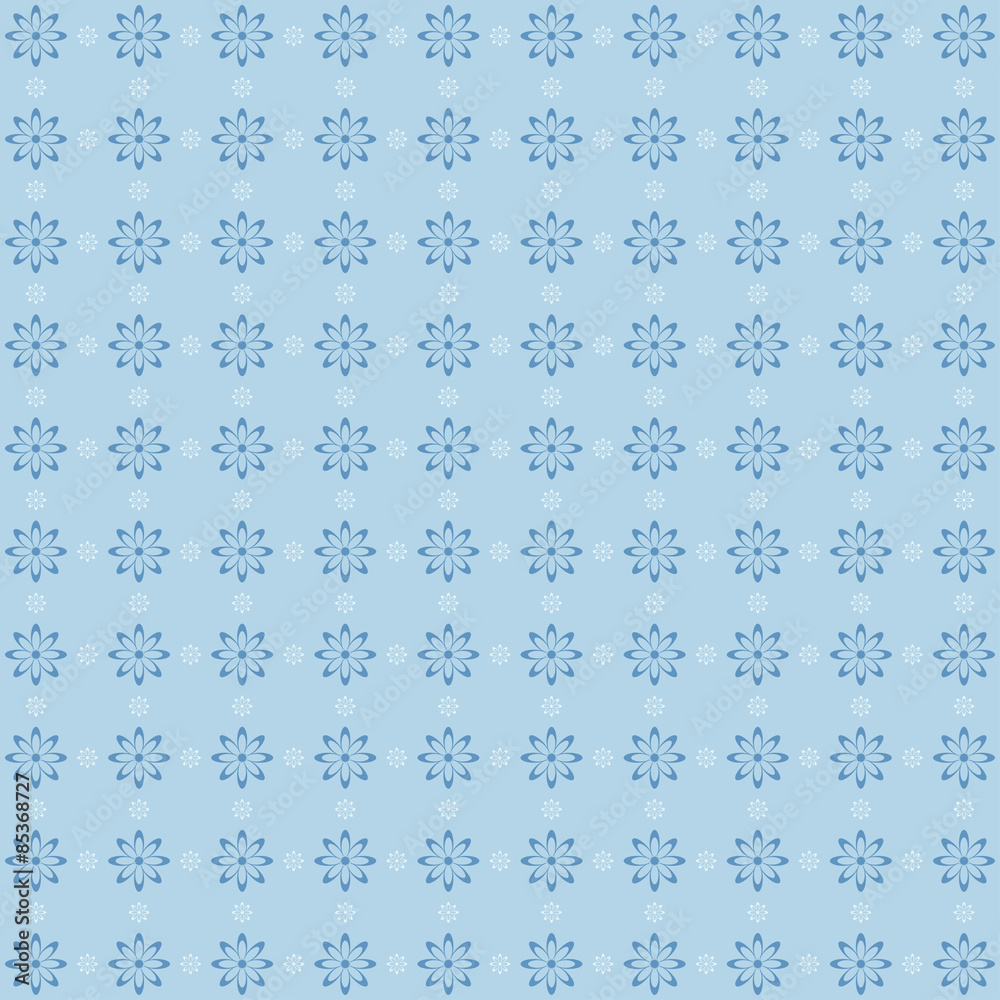Retro floral patten in pastel tones Retro floral patten in pastel tones