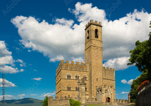 
Monumento pubblico del castello di Poppi in Toscana
