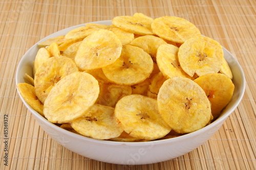 Banana chips from Kerala cuisine