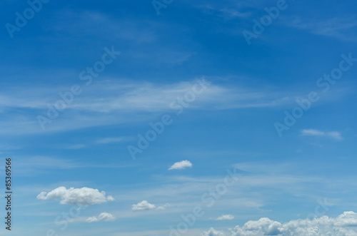 white clouds with blue sky background  beautiful sky