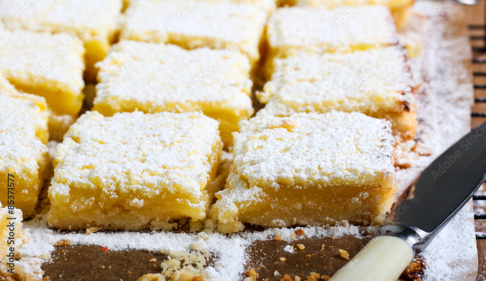 Tangy lemon squares