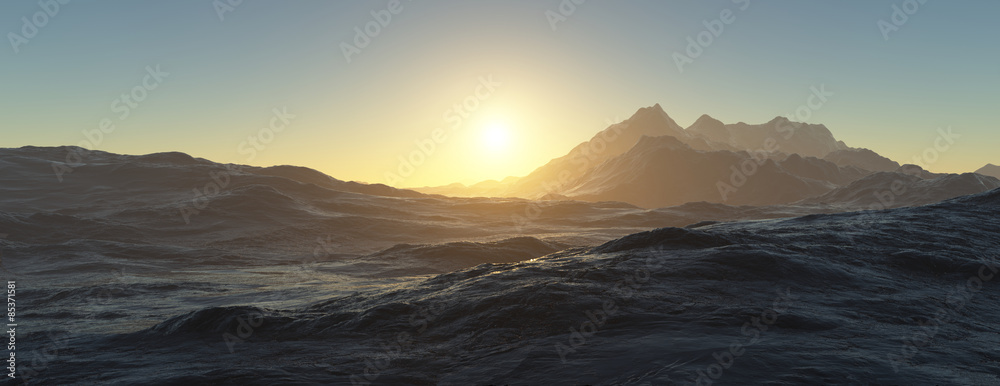 Fototapeta premium Volcanic Planet