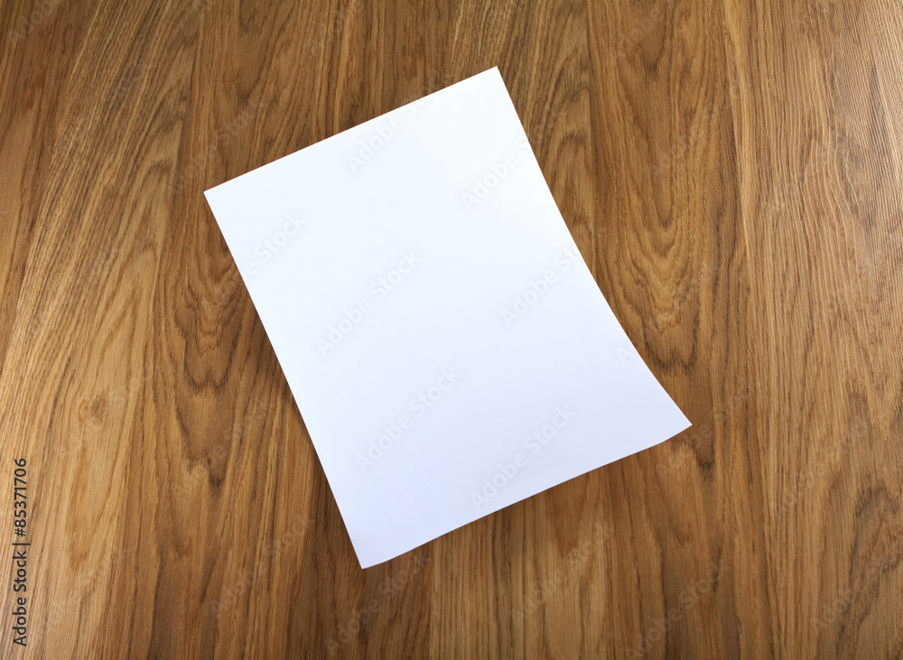 Blank flyer poster on wood to replace your design. Blank flyer poster on wood to replace your design.