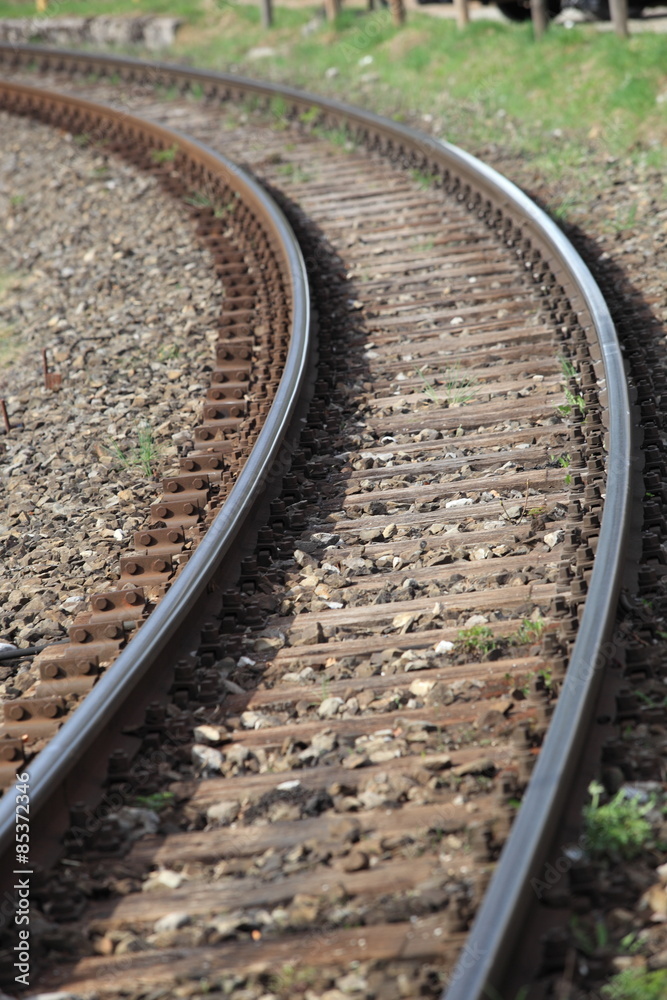 Naklejka premium vintage railroad