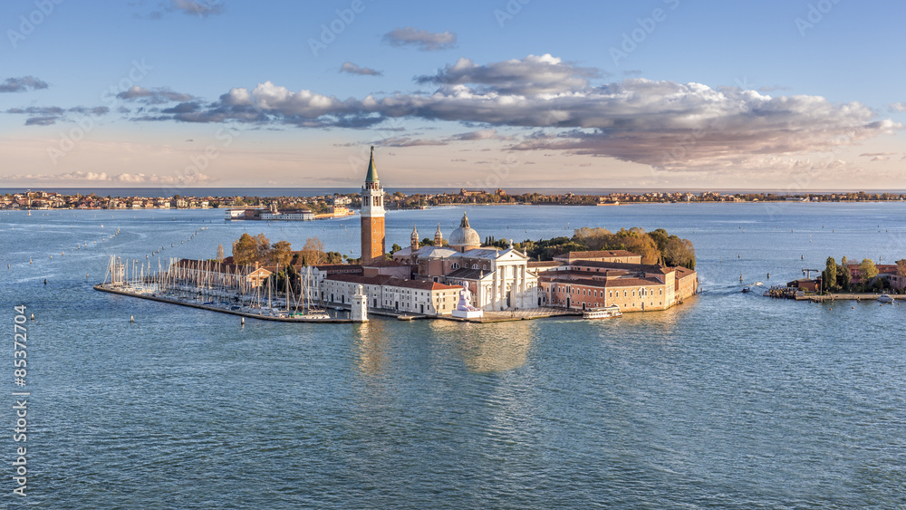 Overlooking the Basilica San Giorgio in Venice
