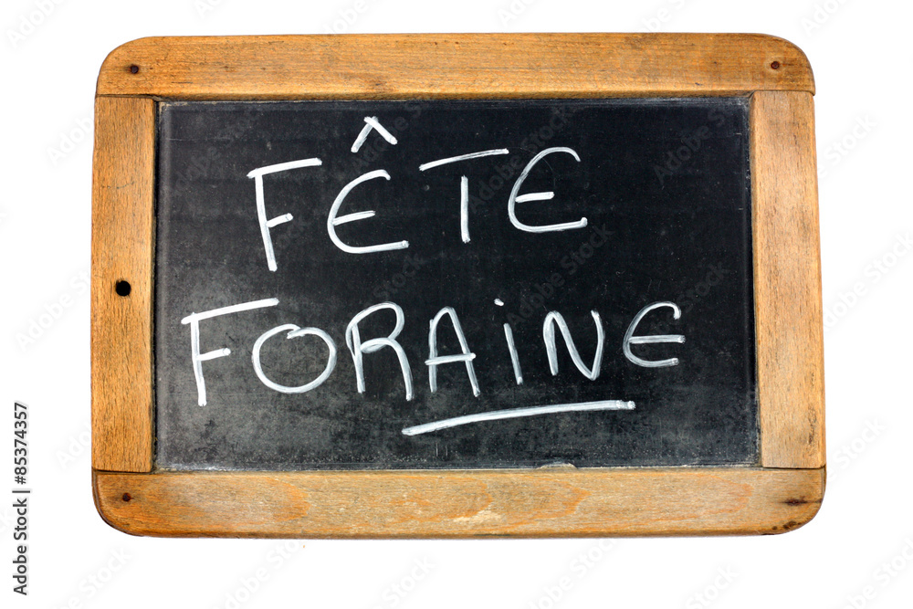 Fototapeta premium ardoise fête foraine19062015