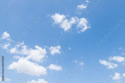 Blue sky  white clouds
