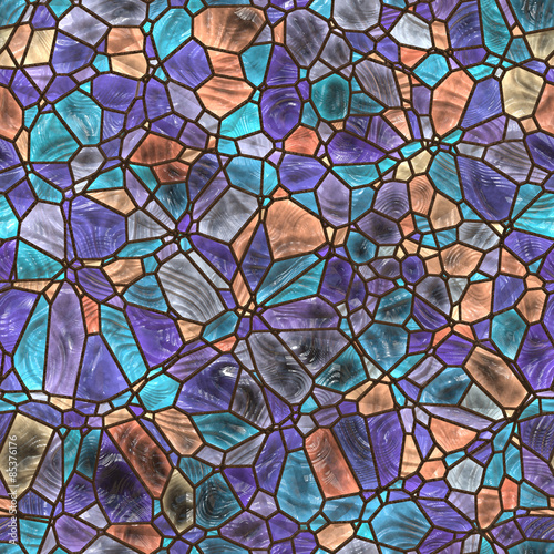 Glass mosaic seamless generated texture