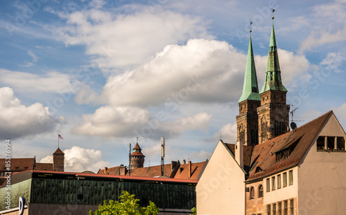 Ausblick auf St. Lorenz in Nürnberg