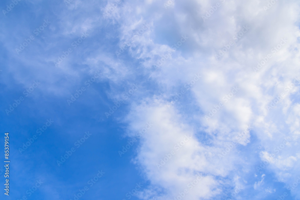 Blue sky with clouds