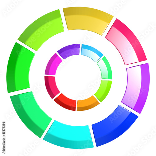 Colored circle