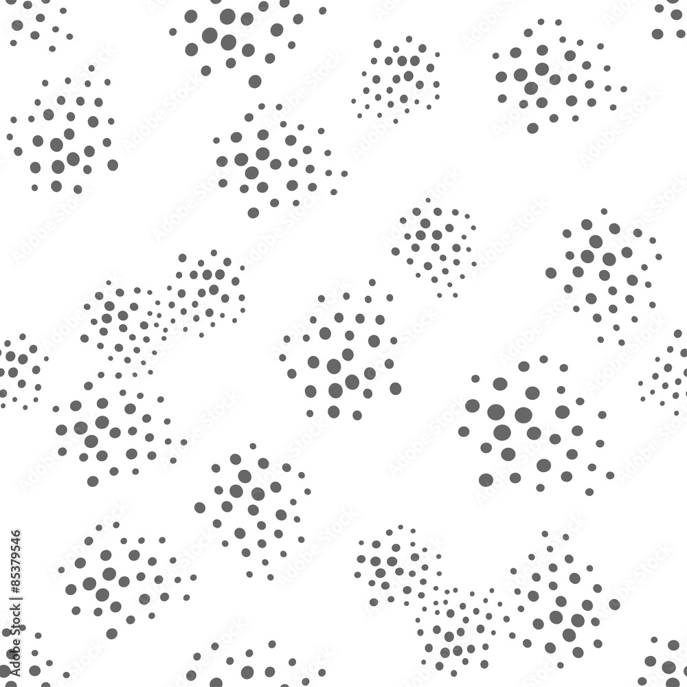 Abstract seamless pattern with dots