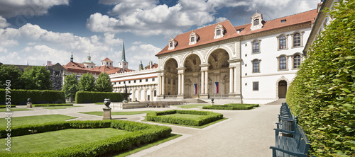 Photography walleinstein palace at central Prague famous turistic place