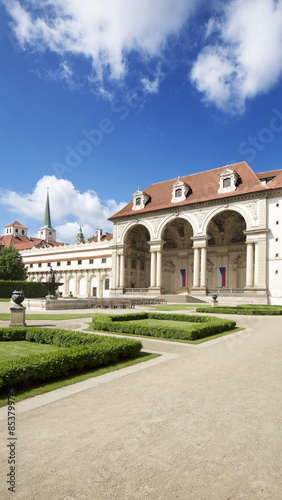 walleinstein palace at central Prague famous turistic place © habrda