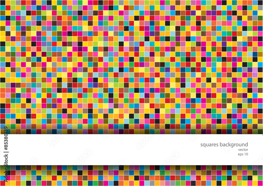 Fototapeta premium bright vector squares background