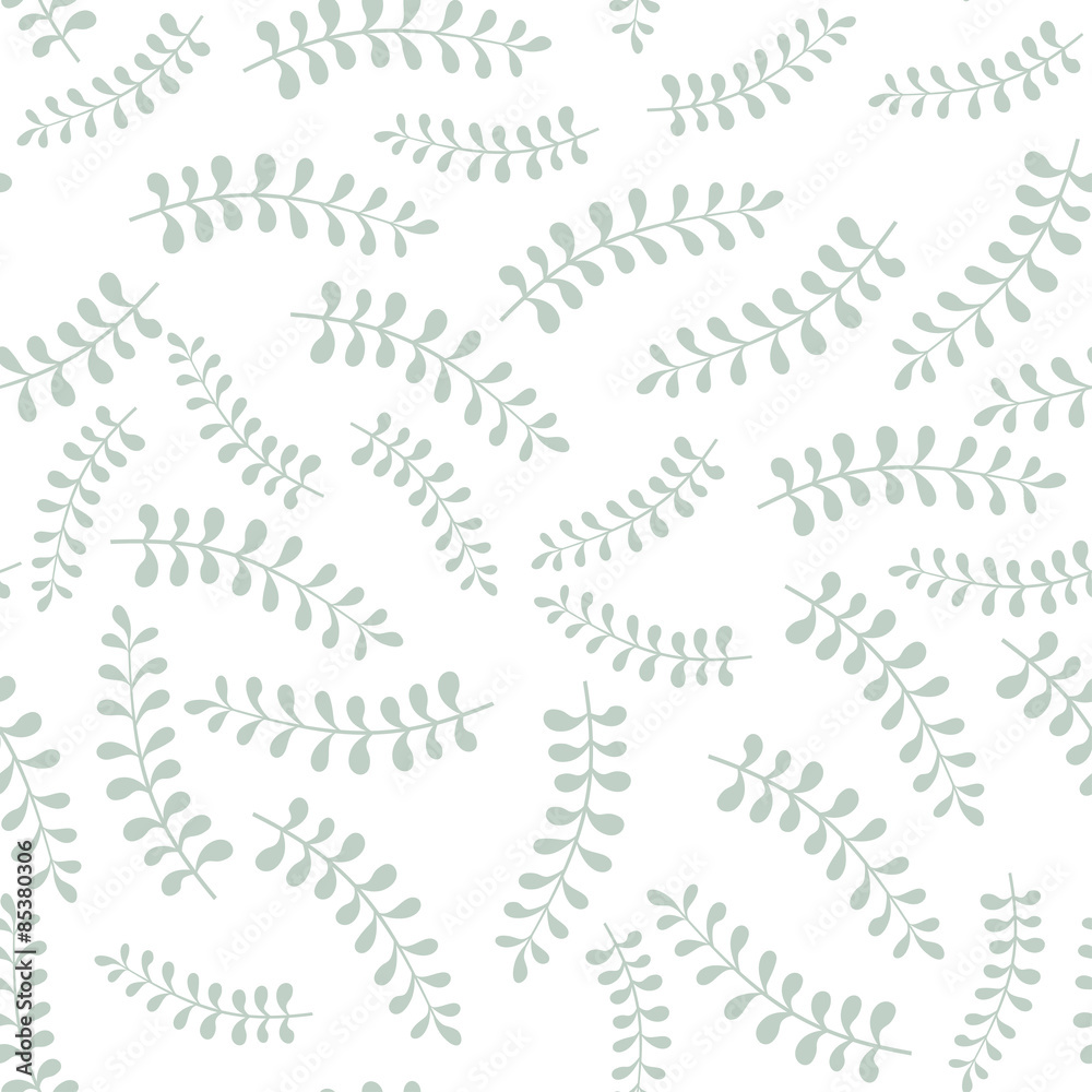 Herbal seamless pattern on white background Herbal seamless pattern on white background