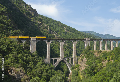 Tren trans-pirenaico en Francia photo
