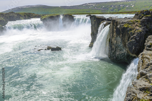 Godafoss waterfall  North Iceland