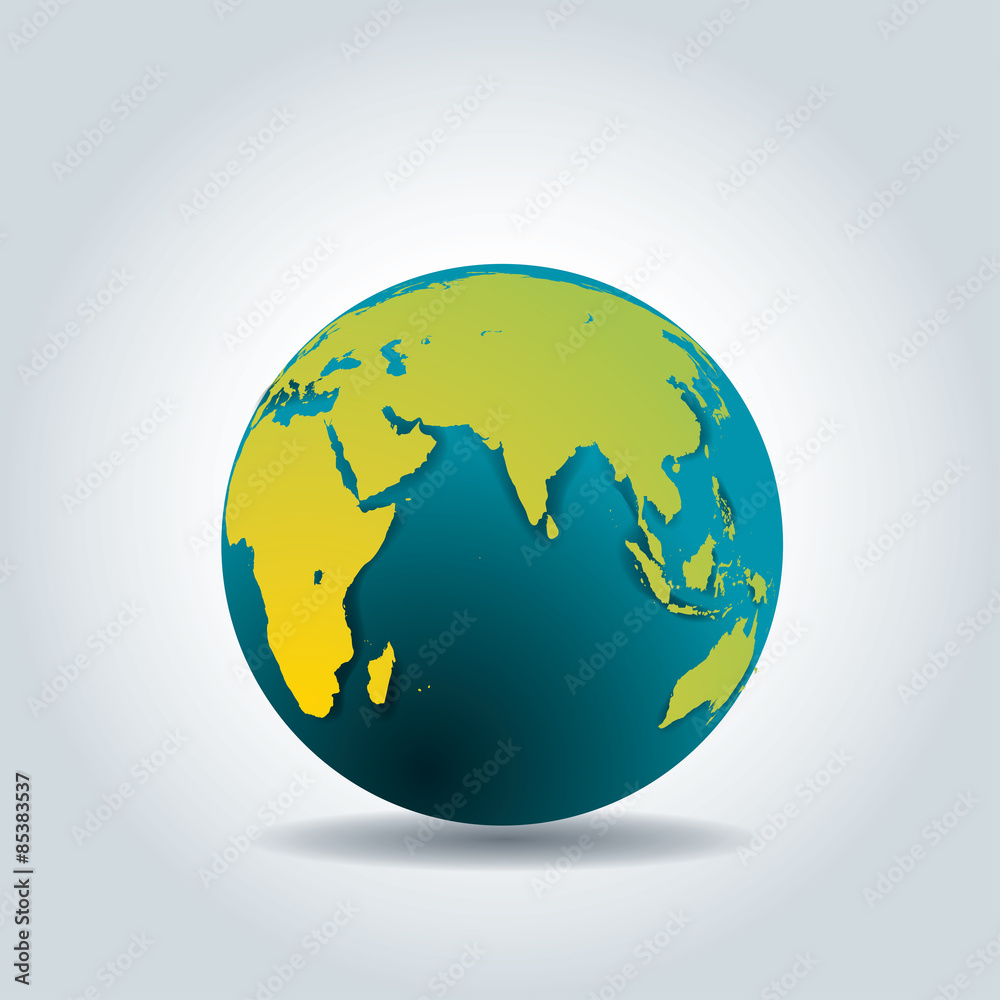 Fototapeta premium green globe