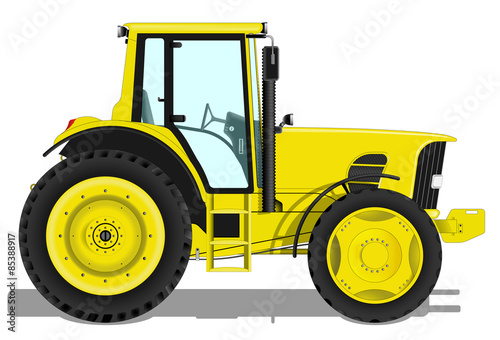 Tractor side view