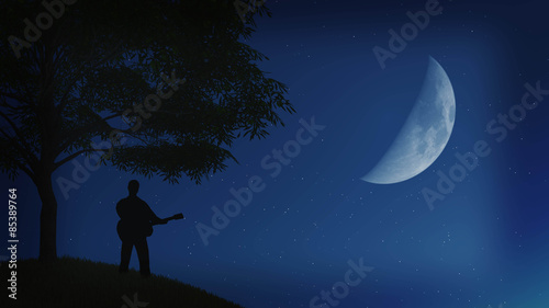 music and the moon