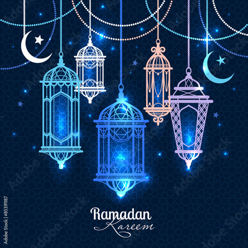 Ramadan Kareem. Islamic background. lantern for Ramadan