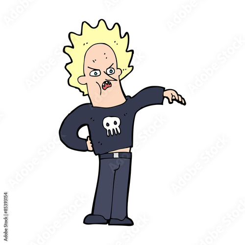 cartoon nasty boy