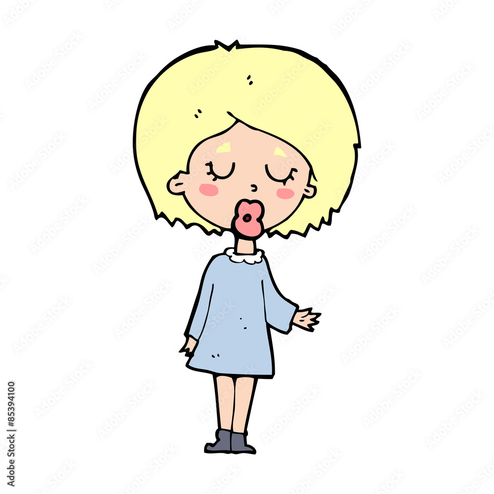 cartoon woman explaining her point cartoon woman explaining her point