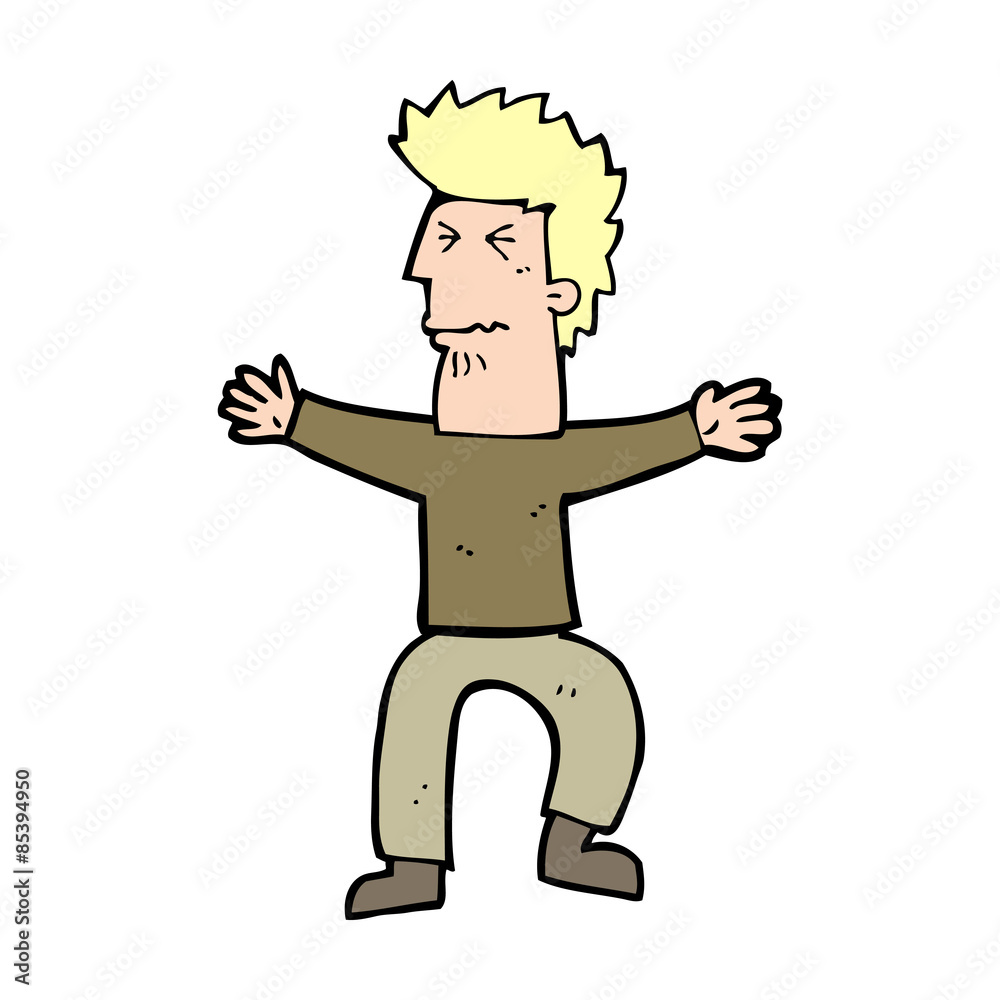 cartoon stressed out man cartoon stressed out man