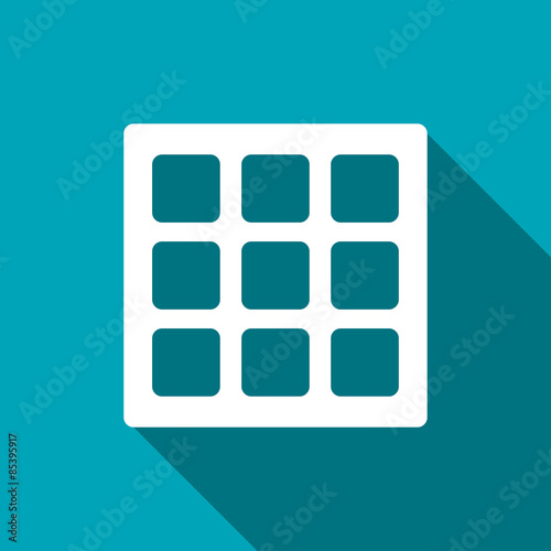 Vector belgian waffles icon. Food icon. Eps10