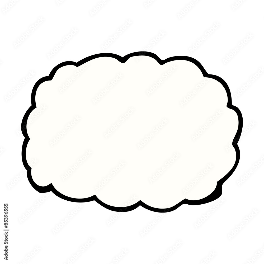 cartoon cloud symbol